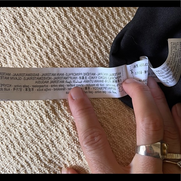 Zara cream leather and chain quilted bag - Picture 6 of 7